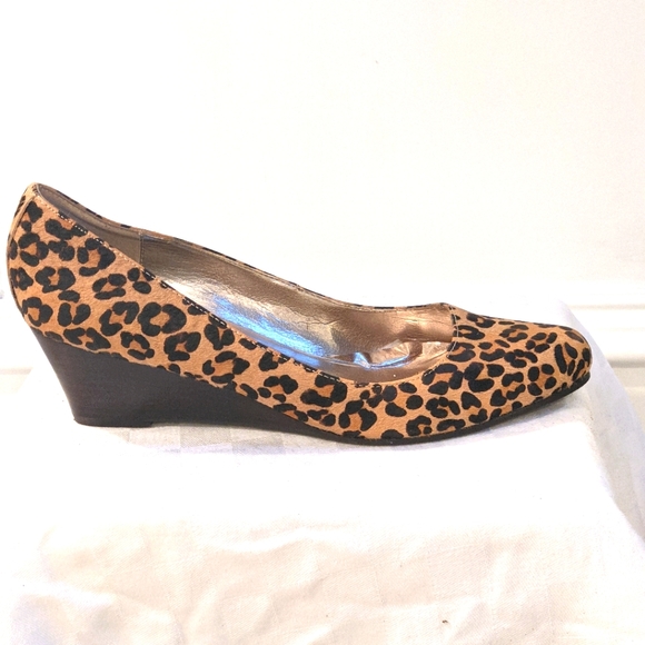 Leather leopard wedges by Steve Madden - Picture 6 of 12